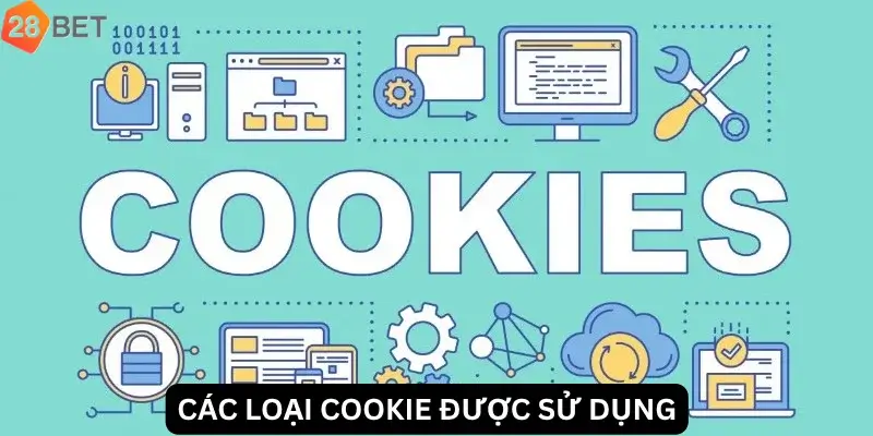 Các loại cookie được sử dụng